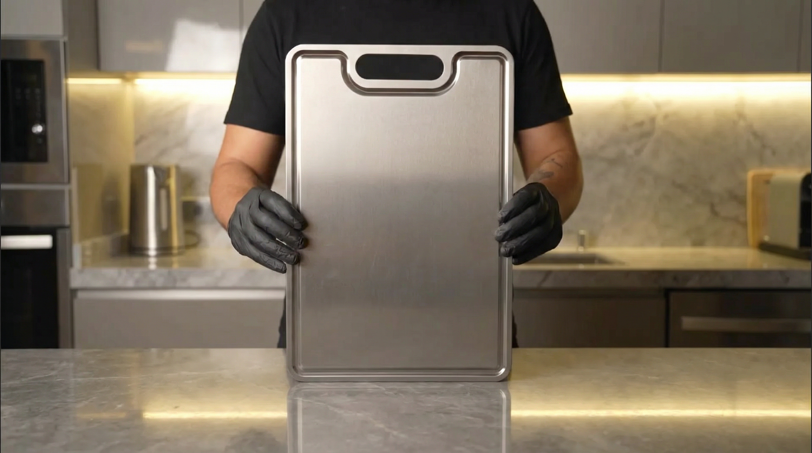 Titanium Last Pan® Snijplank Pro