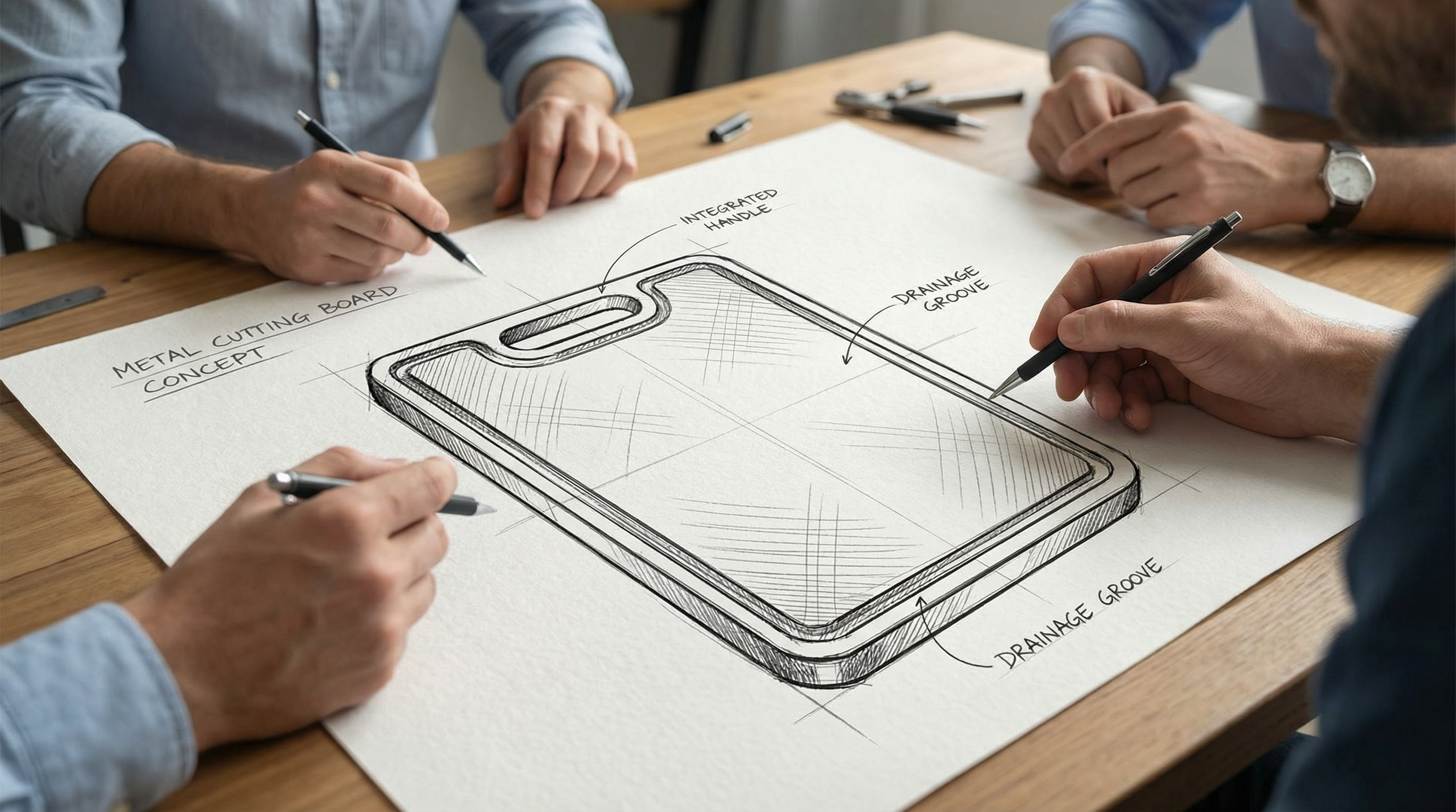 Titanium Last Pan® Snijplank Pro