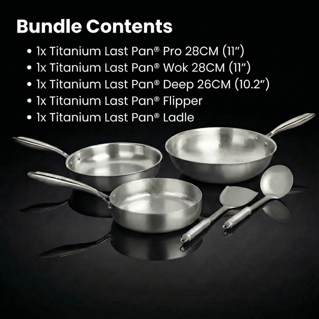 Titanium Last Pan® Cookware Set