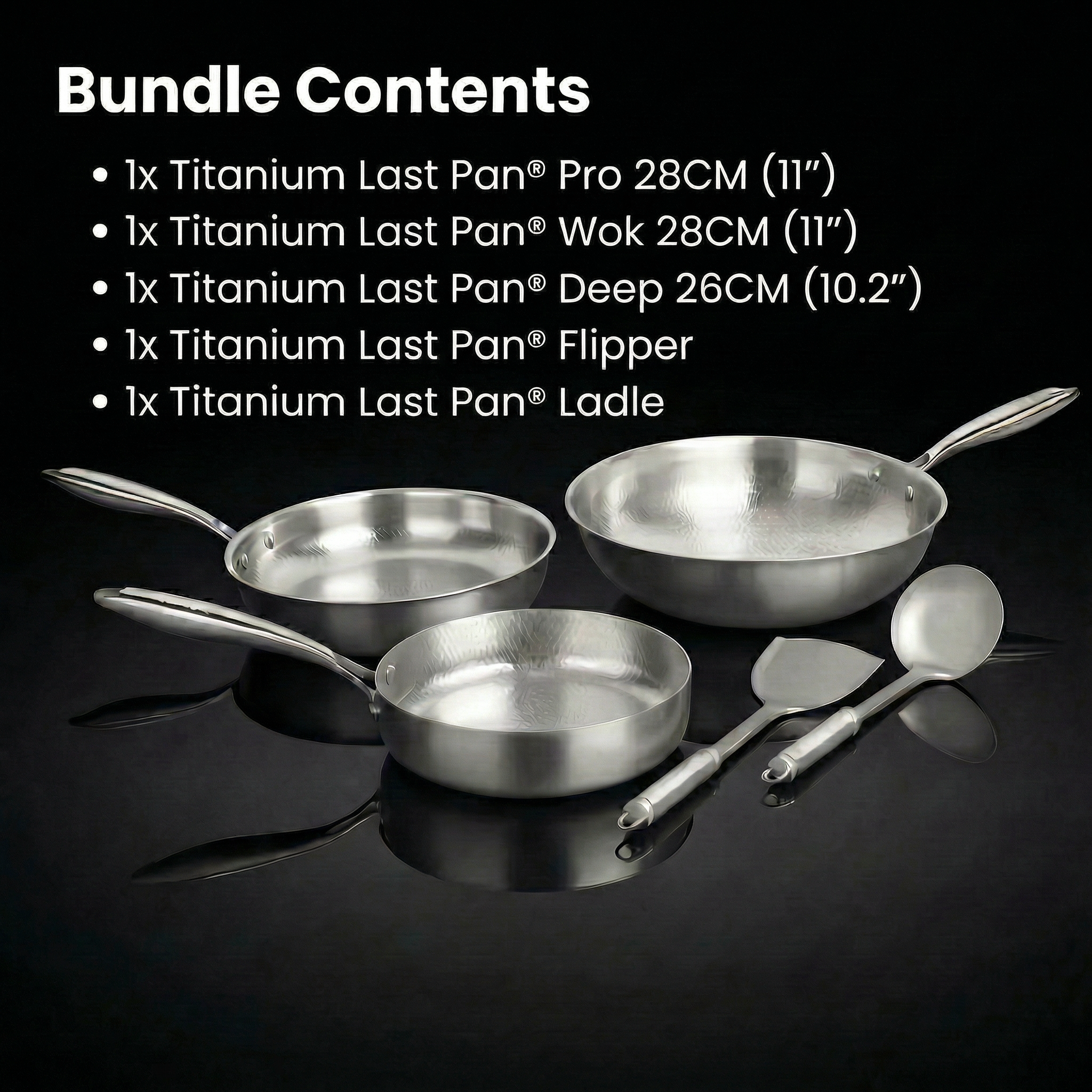 Titanium Last Pan® Cookware Set